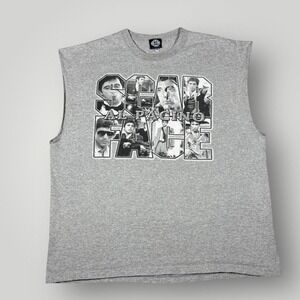 Scarface Tony Montana Shirt Mens‎ 2XL Gray Elite Sleeveless Graphic Tee Movie